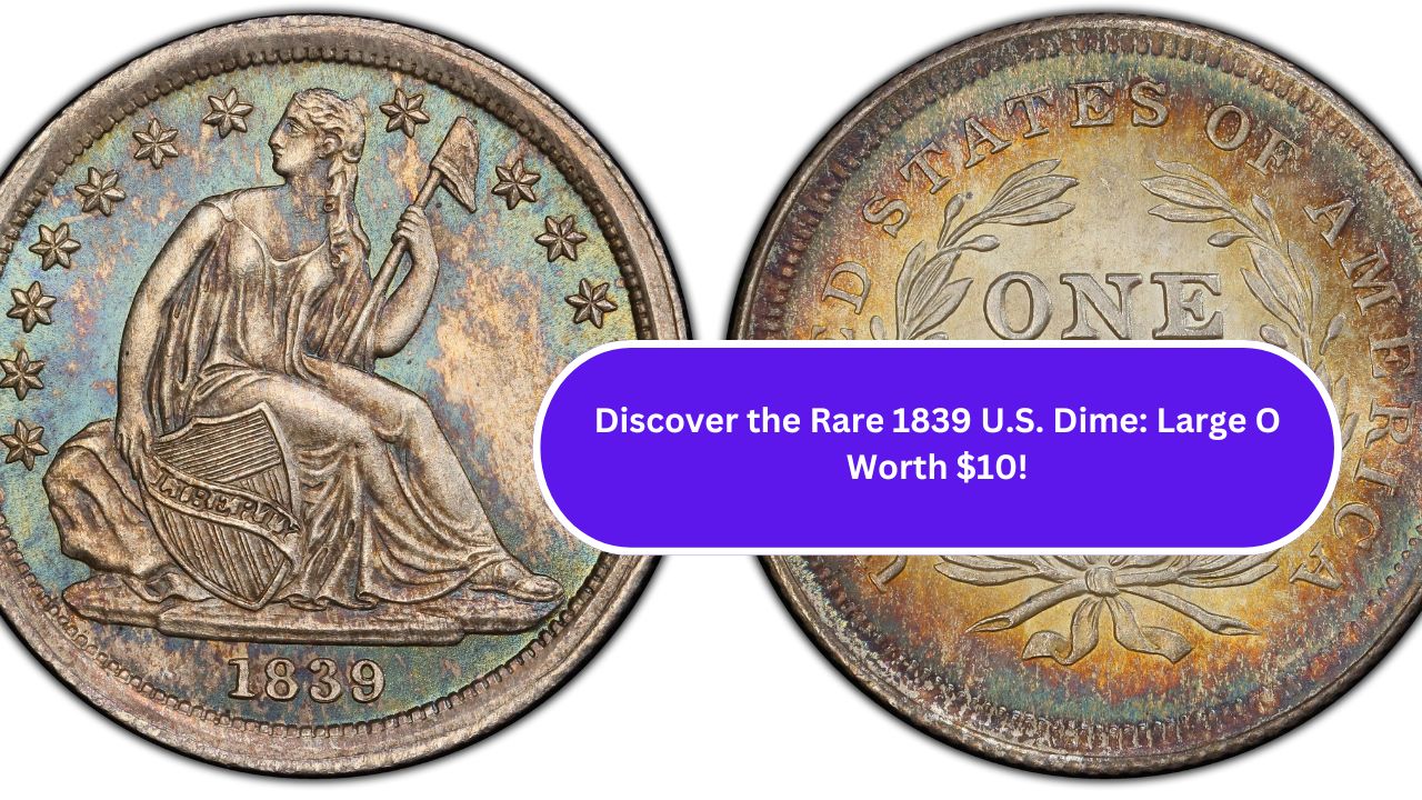 1839 U.S. Dime