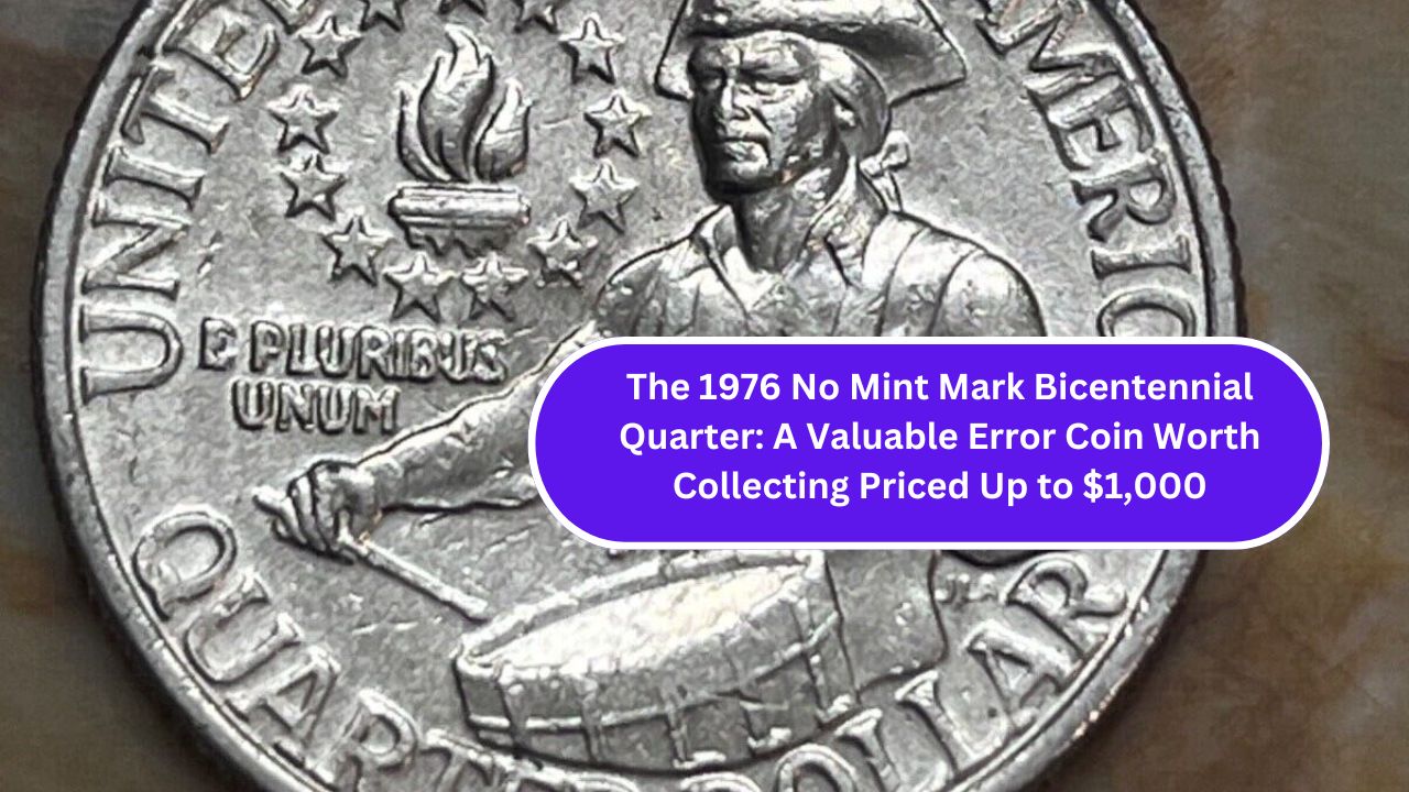 1976 No Mint Mark Bicentennial Quarter