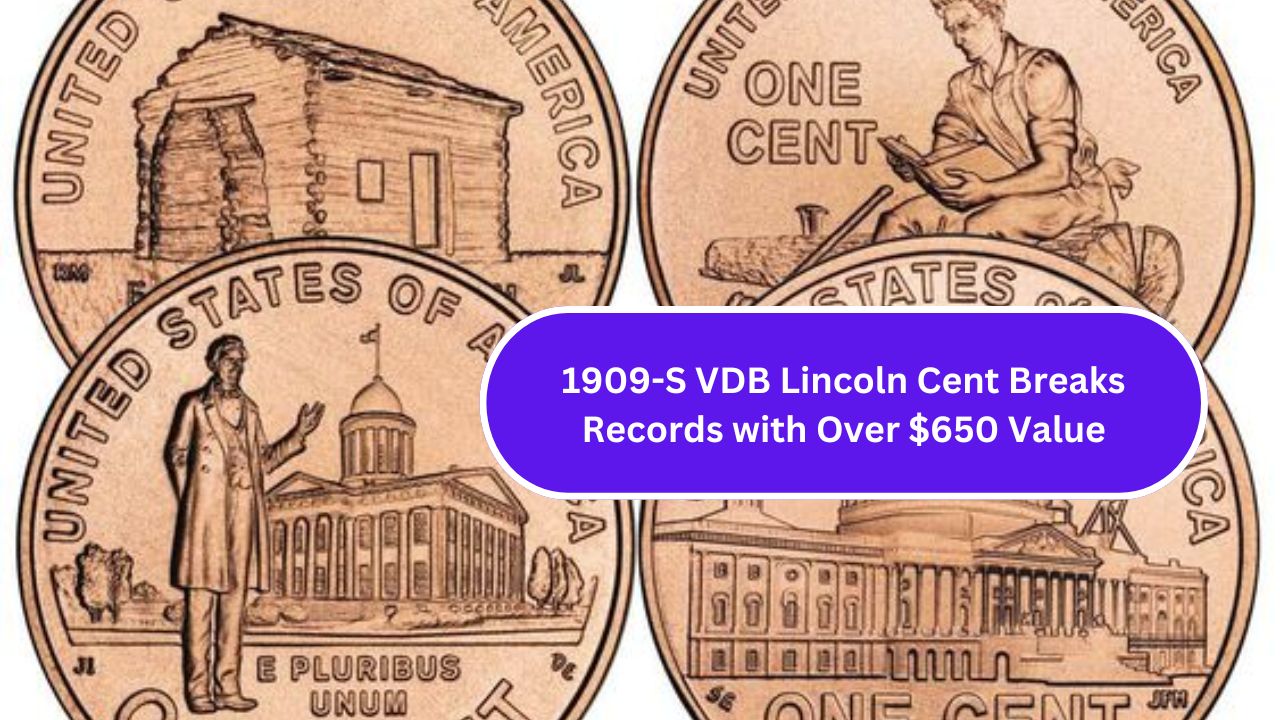 1909-S VDB Lincoln Cent Breaks Records with Over $650 Value