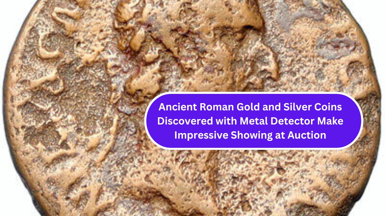 Ancient Roman Gold and Silver Coins Discovered with Metal Detector Make Impressive Showing at Auction