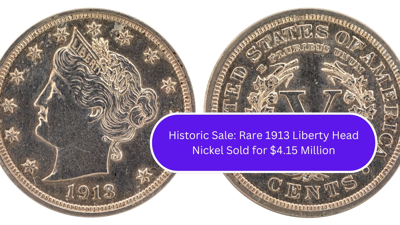 Historic Sale: Rare 1913 Liberty Head Nickel Sold for $4.15 Million