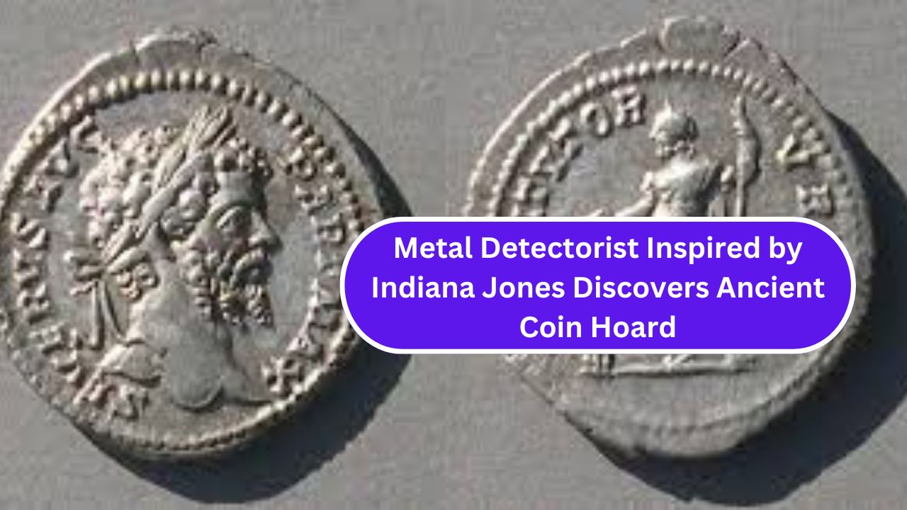 Metal Detectorist Inspired by Indiana Jones Discovers Ancient Coin Hoard