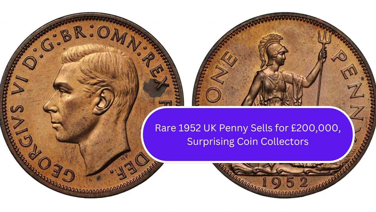 Rare 1952 UK Penny Sells for £200,000, Surprising Coin Collectors