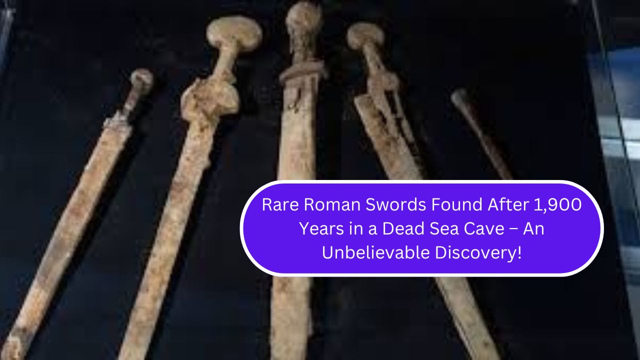 Rare Roman Swords Found After 1,900 Years in a Dead Sea Cave – An Unbelievable Discovery!